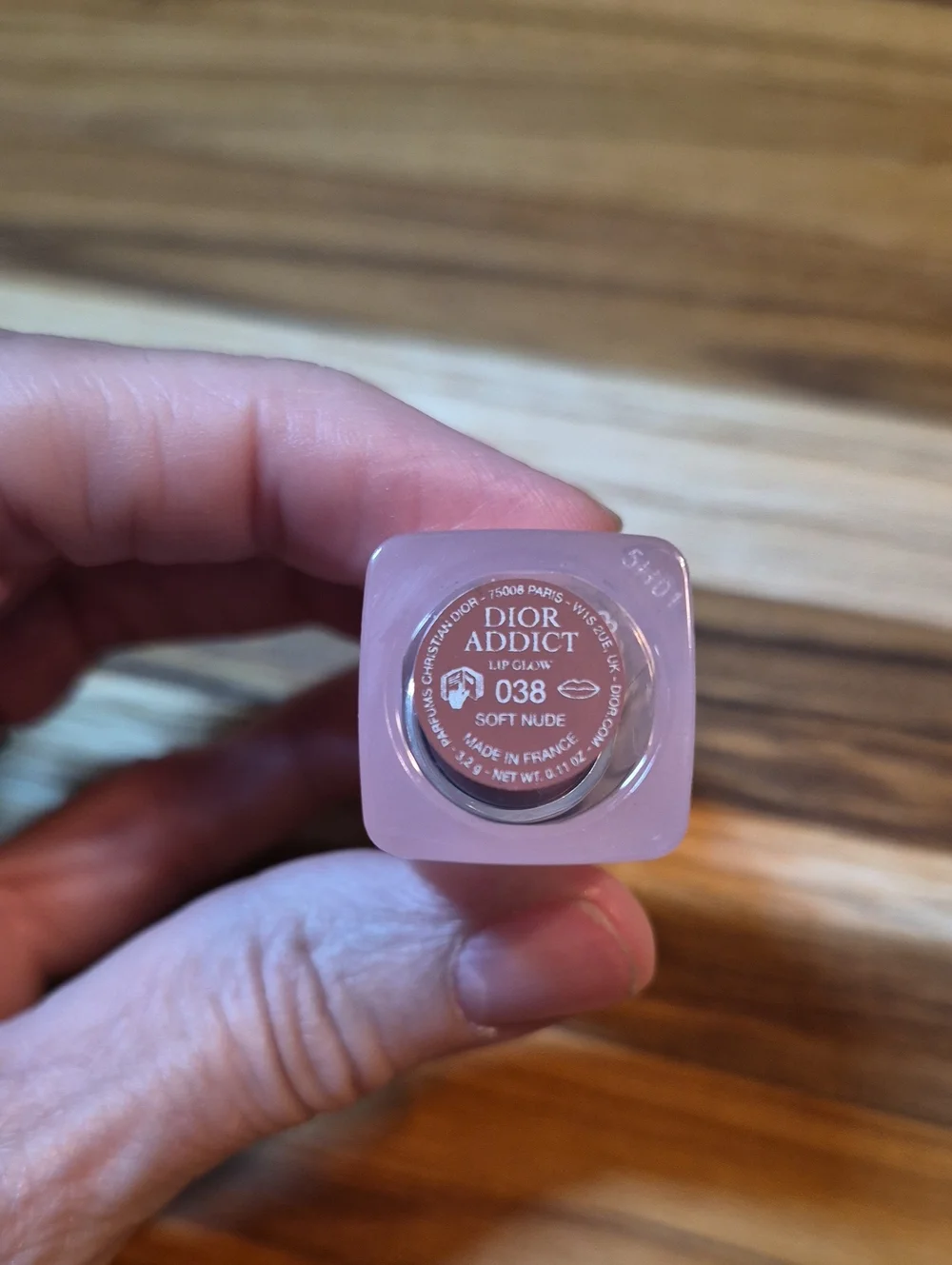 Dior Addict Lip Glow Color Reviver Balm: Soft Nude (038) (a/k/a Rose Nude), New